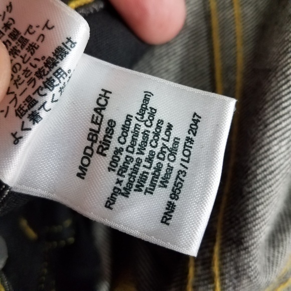 Paper Denim & Cloth Women's Boot Cut Black Dark Je - Picture 7 of 8